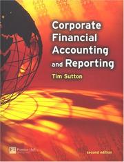 Cover of Corporate Financial Accounting & Reporting by Tim Sutton