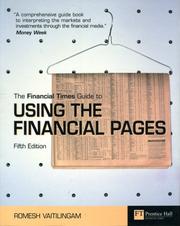 Front cover of Financial Times Guide to Using the Financial Pages ("Financial Times") by Romesh Vaitilimgam