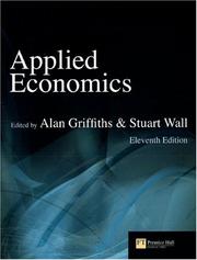 Front cover of Applied economics by Alan Griffiths