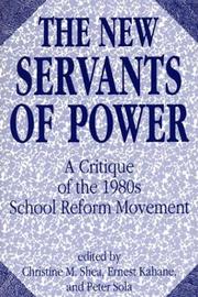 Cover of The New servants of power by Ernest Kahane