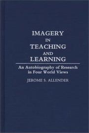 Cover of Imagery in teaching and learning by Jerome S. Allender