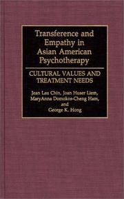Cover of Transference and empathy in Asian American psychotherapy by Jean Lau Chin