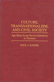 Front cover of Culture, transnationalism, and civil society by Paul J. Kaiser