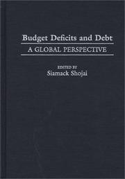 Front cover of Budget Deficits and Debt by Siamack Shojai