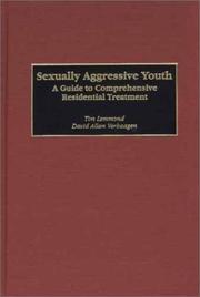 Cover of Sexually aggressive youth by Tim Lemmond