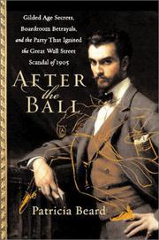 Cover of After the Ball by Patricia Beard