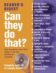 Cover of Can they do that? by *             ,
