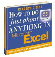 Front cover of How to Do Just About Anything in Excel by Reader's Digest Association