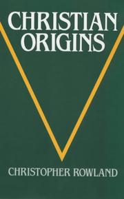 Cover of Christian Origins by Christopher Rowland