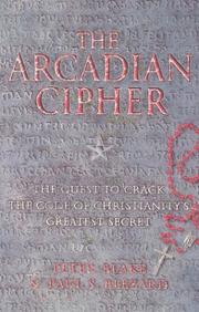 Cover of The Arcadian Cipher by Peter Blake
