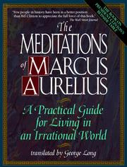 Front cover of The Meditations of Marcus Aurelius by George Long