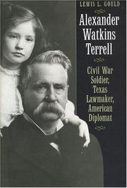 Cover of Alexander Watkins Terrell by Lewis L. Gould
