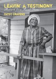 Cover of Leavin' a Testimony by Patsy Cravens