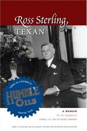 Cover of Ross Sterling, Texan by Ross S. Sterling
