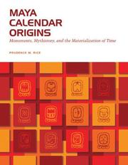 Front cover of Maya Calendar Origins by Prudence M. Rice