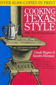 Cover of Cooking Texas style by Candy Wagner