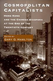 Cover of Cosmopolitan Capitalists by Gary G. Hamilton