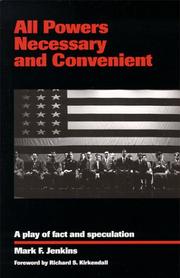 Front cover of All powers necessary and convenient by Mark F. Jenkins