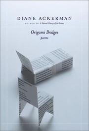 Cover of Origami Bridges by Diane Ackerman