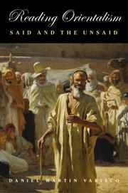 Cover of Reading Orientalism by Daniel Martin Varisco