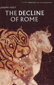 Cover of Niedergang Roms by Joseph Vogt