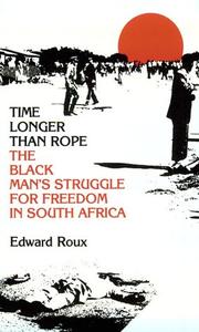 Cover of Time longer than rope by Edward Roux