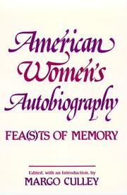 Front cover of American Women's Autobiography by Margo Culley