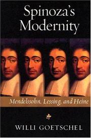 Front cover of Spinoza's Modernity by Willi Goetschel