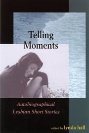 Cover of Telling Moments by Lynda Hall