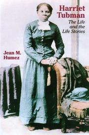 Front cover of Harriet Tubman by Jean M. Humez