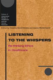 Front cover of Listening to the whispers by Christine Sorrell Dinkins
