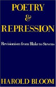 Cover of Poetry and repression by Harold Bloom