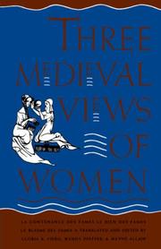 Cover of Three medieval views of women by Gloria K. Fiero