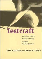 Cover of Testcraft by Fred Davidson