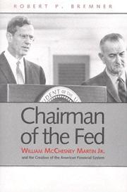 Front cover of Chairman of the Fed by Robert P. Bremner