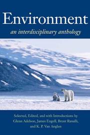Cover of Environment by James Engell