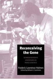 Cover of Reconceiving the gene by Frederic Lawrence Holmes