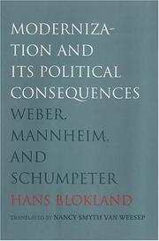 Front cover of Modernization and Its Political Consequences by Hans Blokland