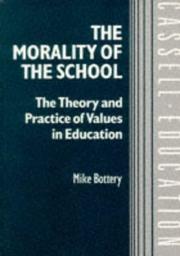 Cover of The Morality of the School by Mike Bottery