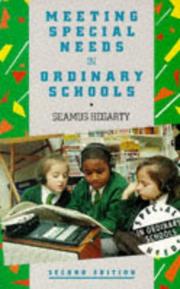 Cover of Meeting special needs in ordinary schools by Seamus Hegarty