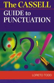 Cover of The Cassell Guide to Punctuation by Loreto Todd