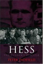 Cover of Hess by Peter Padfield