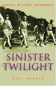 Cover of Sinister twilight by Noel Barber