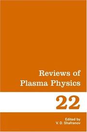 Front cover of Reviews of Plasma Physics by Vitaly D. Shafranov