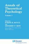 Front cover of Annals of theoretical psychology by Joseph R. Royce