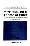 Cover of Variations on a theme of Euler by Takashi Ono