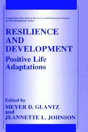 Cover of Resilience and development by Jeannette L. Johnson