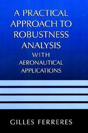 Front cover of A Practical Approach to Robustness Analysis with Aeronautical Applications by Gilles Ferreres