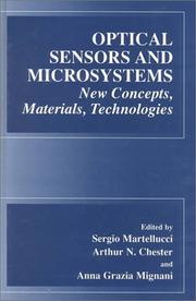 Front cover of Optical sensors and microsystems by Arthur N. Chester