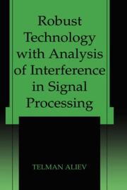 Cover of Robust Technology with Analysis of Interference in Signal Processing by Telman Aliev